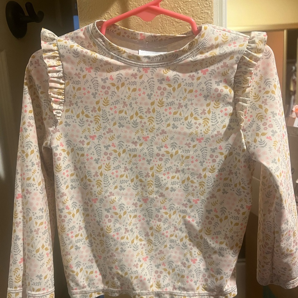 Floral Long Sleeve Kids Top